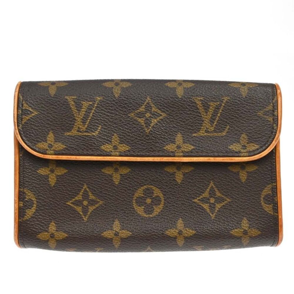 Louis Vuitton Florentine Waist Monogram Canvas Brown Canvas Handbag